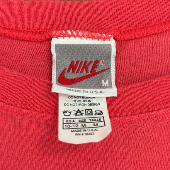 VTG 90s Nike single stitch pattern t-shirt unisex women men - Picture 10 of 11